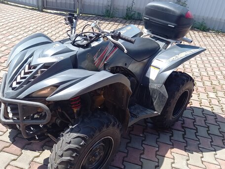2008 Yamaha Grizzly 450 (YFM450), серебристый, 640000 рублей, вид 1