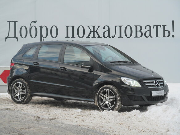 2009 Mercedes-Benz B-Класс 180 I (W245) Рестайлинг, чёрный