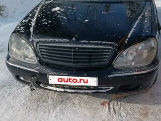 1999 Mercedes-Benz S-Класс 430 Long IV (W220), чёрный, 450000 рублей, вид 1