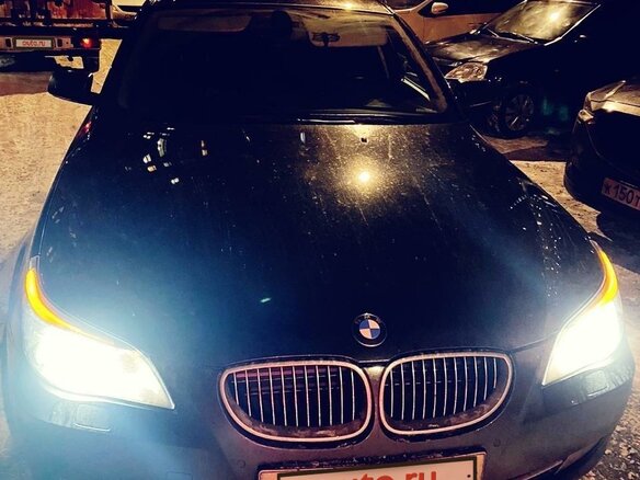 2008 BMW 5 серии 525xi V (E60/E61) Рестайлинг, чёрный - вид 13