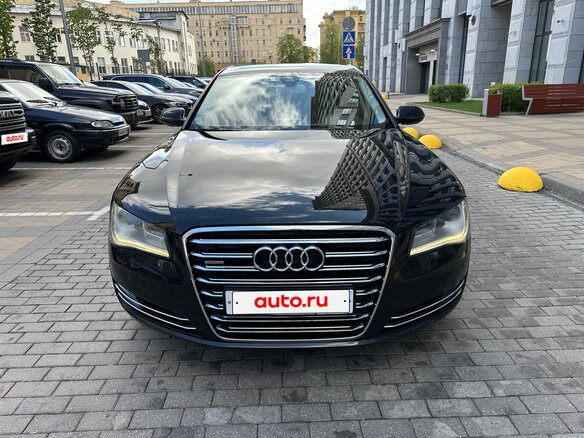 2013 Audi A8 Long III (D4), чёрный - вид 3