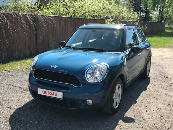 2012 Mini Countryman Cooper S I, голубой