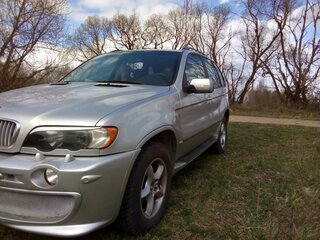 2000 BMW X5 4.4i I (E53), серебристый, 470000 рублей, вид 4