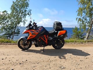 2023 KTM 1290 Super Duke GT, оранжевый, 1450000 рублей, вид 2
