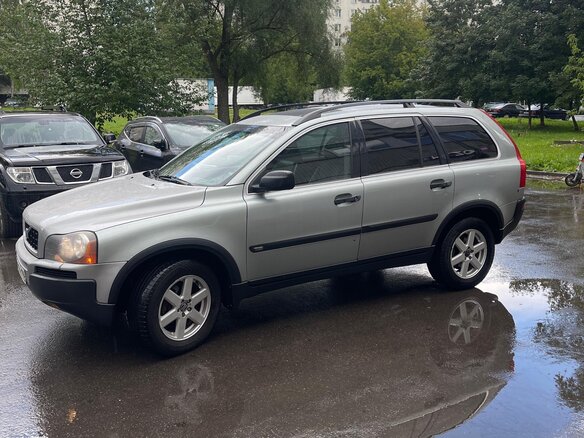 2004 Volvo XC90 I, серебристый, 650000 рублей - вид 4