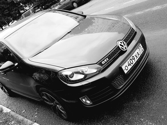 2012 Volkswagen Golf GTI VI, чёрный