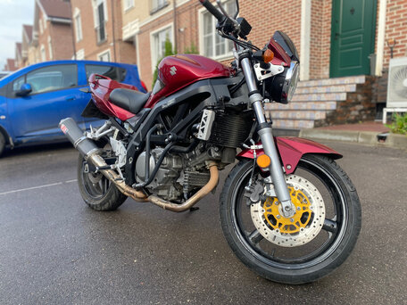 2007 Suzuki SV 650, красный, 320000 рублей, вид 3