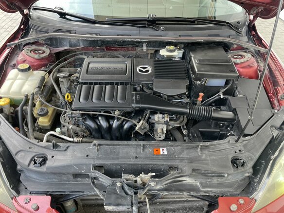 2008 Mazda 3 I (BK) Рестайлинг, красный, 744000 рублей - вид 10