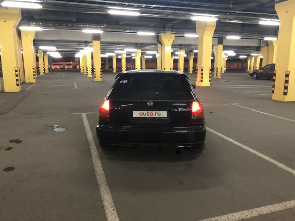 1995 Honda Civic VI, чёрный - вид 5
