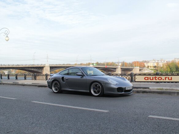 2003 Porsche 911 Turbo V (996) Рестайлинг, серебристый - вид 8