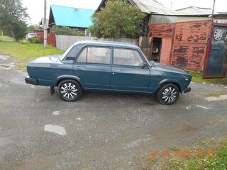 1997 Lada (ВАЗ) 2107, зелёный, 140000 рублей, вид 3
