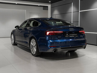 2018 Audi A5 II (F5), синий, 3670000 рублей, вид 4