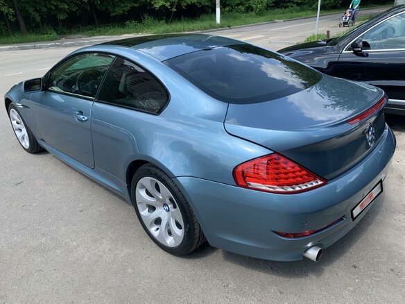 2008 BMW 6 серии 630i II (E63/E64) Рестайлинг, голубой - вид 19