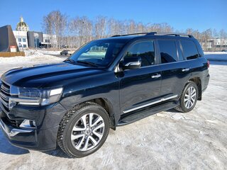 2016 Toyota Land Cruiser 200 Series Рестайлинг 2, чёрный, 5600000 рублей, вид 2