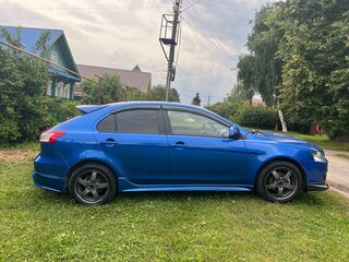 2008 Mitsubishi Lancer X, синий, 700000 рублей, вид 4