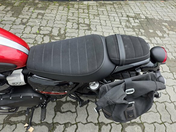 2018 Triumph Scrambler, красный, 920000 рублей - вид 25