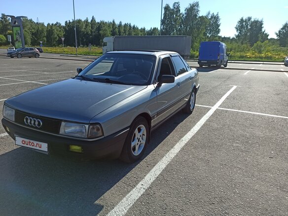 1990 Audi 80 IV (B3), серый, 1000000 рублей