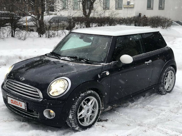 2007 Mini Hatch Cooper II (R56), чёрный - вид 1