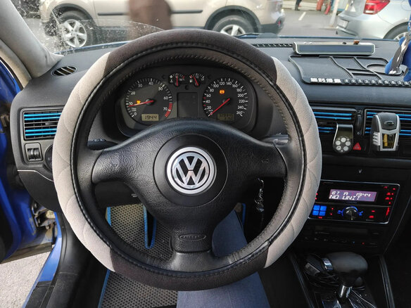 1998 Volkswagen Golf IV, голубой, 238000 рублей - вид 7