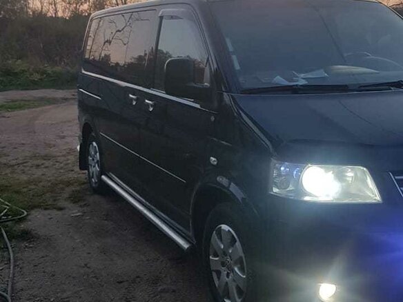 2007 Volkswagen Multivan T5, чёрный - вид 3