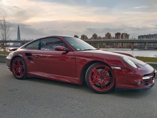 2008 Porsche 911 Turbo VI (997), пурпурный, 8200000 рублей, вид 1
