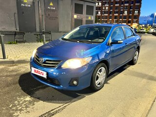 2010 Toyota Corolla X (E140, E150) Рестайлинг, синий, 699999 рублей, вид 1
