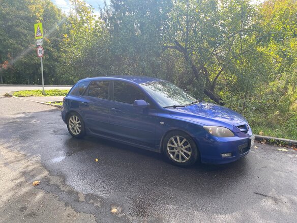 2006 Mazda 3 I (BK), синий - вид 2
