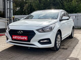 2019 Hyundai Solaris II, белый, 919000 рублей, вид 4