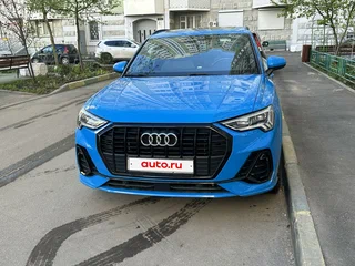 2021 Audi Q3 45 TFSI II (F3), голубой, 3700000 рублей, вид 5