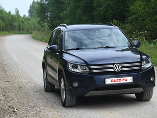 2016 Volkswagen Tiguan I Рестайлинг, синий, 1780000 рублей, вид 1