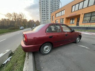 2006 Hyundai Accent ТагАЗ II, красный, 320000 рублей, вид 4