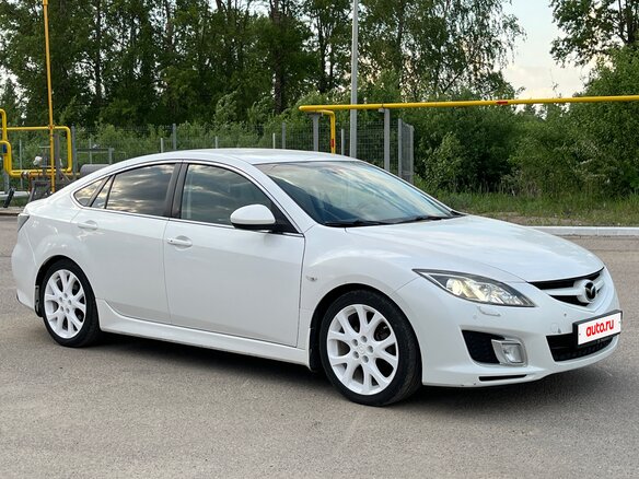 2008 Mazda 6 II (GH), белый, 800000 рублей - вид 4