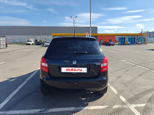 2010 Skoda Fabia II Рестайлинг, чёрный - вид 6