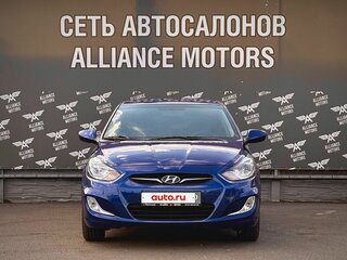 2012 Hyundai Solaris I, синий, 785000 рублей, вид 2