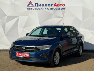 2021 Volkswagen Polo VI, синий, 1599000 рублей, вид 1