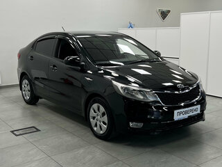 2017 Kia Rio III Рестайлинг, чёрный, 1250000 рублей, вид 3