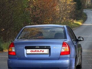 2006 Hyundai Accent ТагАЗ II, фиолетовый, 177000 рублей, вид 3