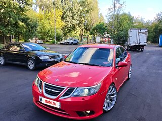 2007 Saab 9-3 II Рестайлинг, красный, 800000 рублей, вид 2
