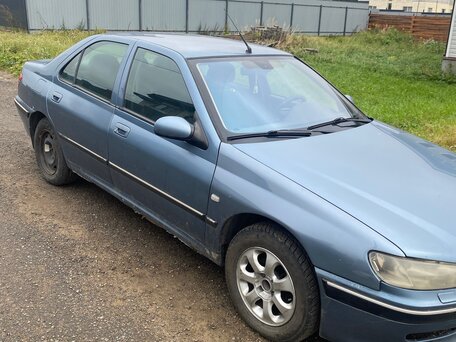 2002 Peugeot 406 I Рестайлинг, голубой, 250000 рублей, вид 1