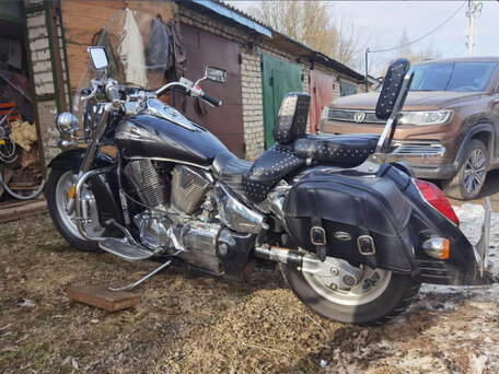 2009 Honda VTX 1300, чёрный, 670000 рублей, вид 1