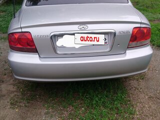 2006 Hyundai Sonata ТагАЗ IV (EF) Рестайлинг, серебристый, 290000 рублей, вид 4