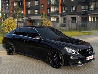 2014 Mercedes-Benz E-Класс 200 IV (W212, S212, C207) Рестайлинг, чёрный, 1695000 рублей, вид 2