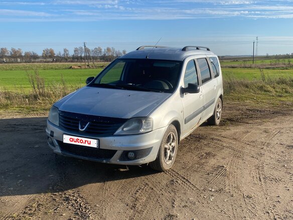 2009 Dacia Logan I, серебристый, 224000 рублей