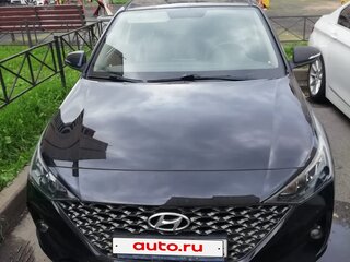 2020 Hyundai Solaris II Рестайлинг, чёрный, 1700000 рублей, вид 1