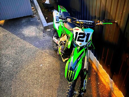 2018 Kawasaki KX 250, зелёный, 350000 рублей, вид 2