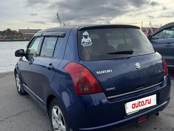 2007 Suzuki Swift AMT III, синий, 460000 рублей - вид 4