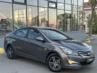 2014 Hyundai Solaris I Рестайлинг, серый, 859000 рублей, вид 4