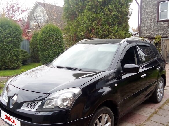 2008 Renault Koleos I, чёрный, 650000 рублей