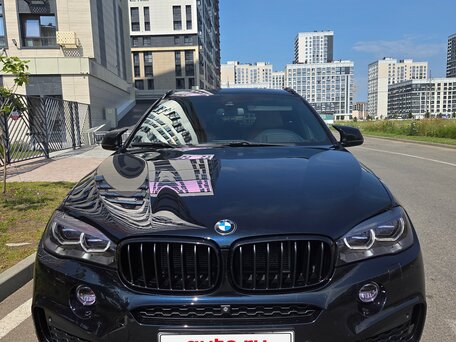 2016 BMW X6 30d II (F16), чёрный, 4040000 рублей, вид 4