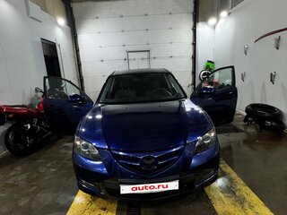 2008 Mazda 3 I (BK) Рестайлинг, синий, 620000 рублей, вид 1